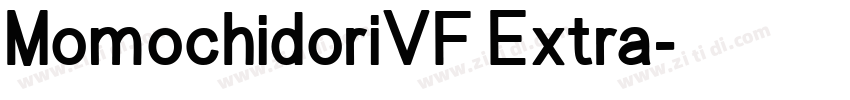 MomochidoriVF Extra字体转换